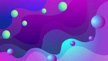 Abstract flow shapes animated background video