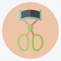 Icon Eyelash Curler - Flat Style - simple illustration, good for prints , announcements, etc vector