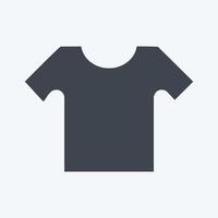 Icon Small Shirt - Glyph Style - Simple illustration vector