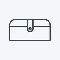 Icon Purse - Line Style - simple illustration, good for prints , announcements, etc vector