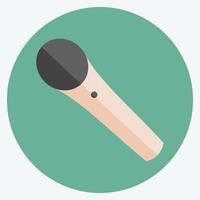 Icon Wireless Microphone - Flat Style - Simple illustration, Good for Prints , Announcements, Etc vector