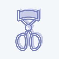 Icon Eyelash Curler - Two Tone Style - simple illustration, good for prints , announcements, etc vector