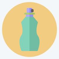 icon perfume 2 - estilo plano - ilustración simple, bueno para impresiones, anuncios, etc. vector