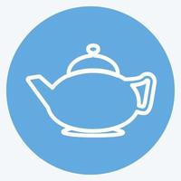 Icon Arabic Tea - Blue Eyes Style - Simple illustration vector