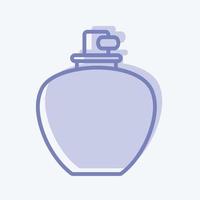 icon perfume 1 - estilo de dos tonos - ilustración simple, bueno para impresiones, anuncios, etc. vector