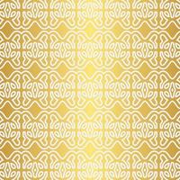 Vintage With Gold Ornament Pattern Background vector