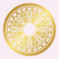 luxury ornament pattern circle design vector