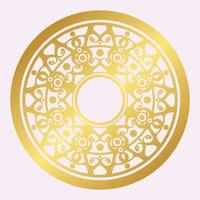 luxury ornament pattern circle design vector