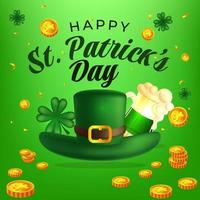 Saint Patrick's Day Hat Concept vector