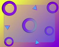 Abstract colorful geometric background , graphic banner cover and advertising design layout template. Creative geometric wallpaper. Trendy gradient shapes compositions. Colored circles,. vector