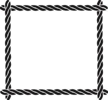 Rope frame vector