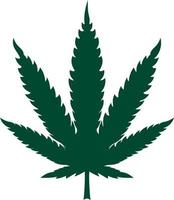 Marijuana leaf vector