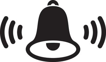 Ring bell. Alarm icon vector