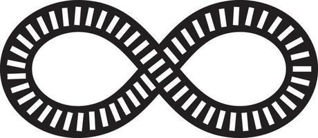 Infinity symbol vector
