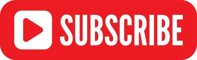 Subscribe button vector