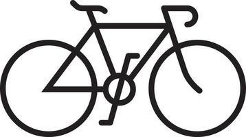 Simple Bicycle icon vector