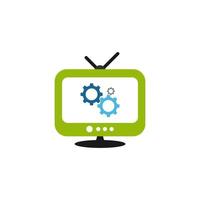 Illustration Vector Graphic of Engineer Television. Perfect to use for Technology Company