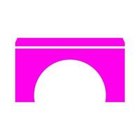 Bridge on white background vector