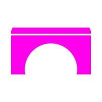 Bridge on white background vector