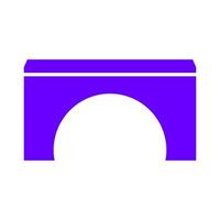 Bridge on white background vector