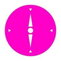 Compass on white background vector