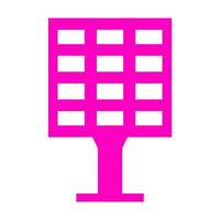 Solar panel on white background vector