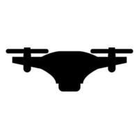 Drone illustrated on a white background vector