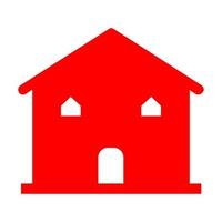 House on white background vector