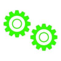 Gear on white background vector