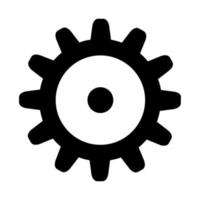 Gear on white background vector