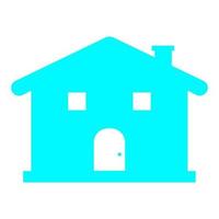 House on white background vector