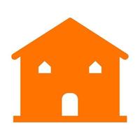 House on white background vector