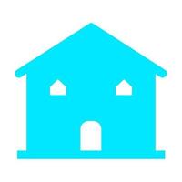 House on white background vector