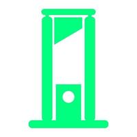 Guillotine on a white background vector