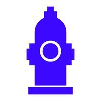 Hydrant on white background vector