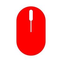 Mouse illustrated on a white background vector