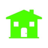 House on white background vector