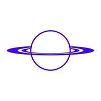 Planet on a white background vector