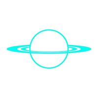 Planet on a white background vector