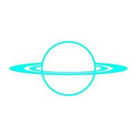 Planet on a white background vector