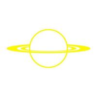 Planet on a white background vector