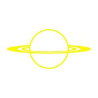 Planet on a white background vector