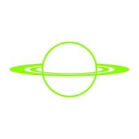 Planet on a white background vector