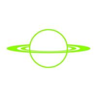 Planet on a white background vector