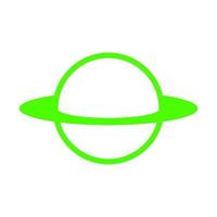 Planet on a white background vector