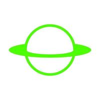 Planet on a white background vector