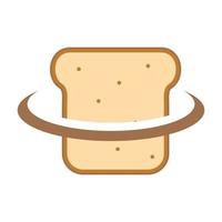 Illustration Vector Graphic of Bread Logo. Perfect to use for Technology Company