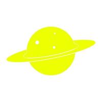 Planet on a white background vector