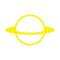 Planet on a white background vector