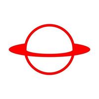 Planet on a white background vector